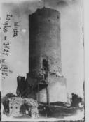 wieża zamkowa w 1915