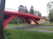 Most w Parku im. Mikołaja Kopernika