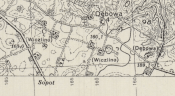 Dębowa na mapie z 1938 (Brzozowa Góra jako część Dębowej)