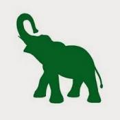 zielone słonie