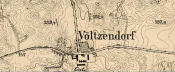 Völtzendorf na mapie z 1913, 
