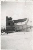 Zima 1939/1940, rozbiórka dzwonnicy (zdjęcie z archiwum UMiG w Murowanej Goślinie)