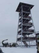 Wieża widokowa i dinozaury. Sylwester 2011