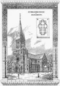 Rysunek kościoła wraz z planem