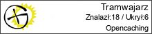 Opencaching PL - Statystyka dla Tramwajarz