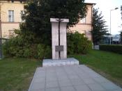 Widok na pomnik, obecnie 
