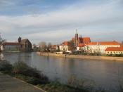 Kościół Św. Krzyża i wyspa Piasek z Kościołem NMP