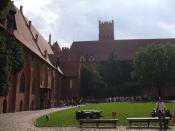 Malbork dziedziniec