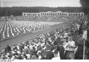 zawody gimnastyczne w 1930 r.