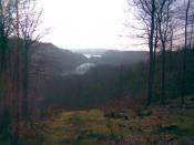 Panorama na jezioro Potęgowskie