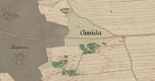 Chmiele mapa katastralna  1854