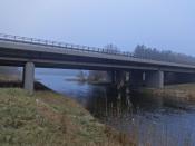 most autostradowy nad graniczną Obrą