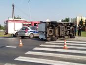 Nikomu sie nic nie stało :) Cysterna vs. Bus