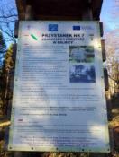 Tablica informacyjna na cerkwisku w Balnicy
