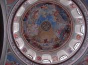 Wnętrze Bazyliki - freski