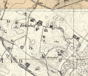 Grünhof na mapie z 1942