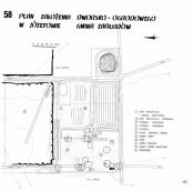 Plan założenia dworsko-ogrodowego w Józefowie - stan z 1988 r.