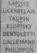 Zniekształcenie nazwiska gen. Chłopickiego, sprawia, że jest ono dość słabo rozpoznawalne