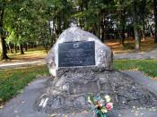 Pomnik w Parku 1000 - lecia w Bełchatowie