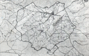Fragment mapy z 1907 roku Z dziejów Wielkiego Kacka 