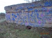 Ściana w graffiti
