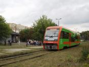 Warto zaznaczyć, że w święto zrównoważonego transportu jeżdżą tędy pociągi pasażerskie na Barbarkę.