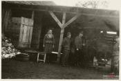 Krasocin 1944 r., obozowa kuchnia polowa.