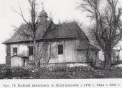 Kościół w 1916 (jeszcze bez wieży)