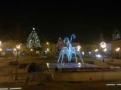 Brzesko by Xmass night