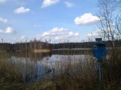 Widok na zalew od strony kesza :)