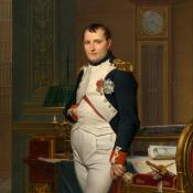 Napoleon na portrecie Jacquesa-Louisa Davida.