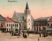 Rynek w Brzesku 1908 r.