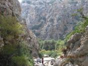 widok ze skały obok cache