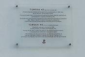 Tumska 40 - tablica