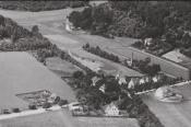 Fragment fotografii lotniczej. Dolina dworu VI. Około 1925 roku.