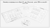 Plan cmentarza wojennego w Lipiu B 1929 r.