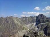 Widok z Kościelca na Orla Perć