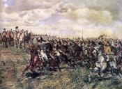 Napoleon salutuje 12 Pułkowi Kirasjerów na polu bitwy pod Frydlandem