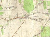 Fragment mapy topograficznej