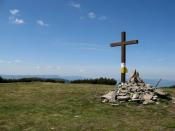 Krzyż na szczycie