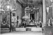 Wnętrze kościoła 1940 r.