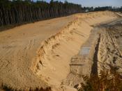 przekrój przez wydmę