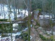 Ruiny z widokiem na rzekę