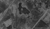 Jeziora Zaspa na radzieckim zdjęciu lotniczym z okresu II wojny światowej