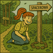 Grażyna na spacerze