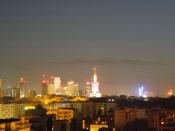 Tak wygląda moje miasto nocą, tak wygląda nocą świat