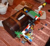 widok z policyjnego drona