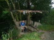 Dobra pozycja, gdyby ktoś przechodził drogą