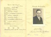 Paszport (skan ze zbiorów Muzeum Okręgowego w Pile)