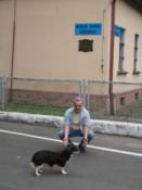 meeting with museum-dog